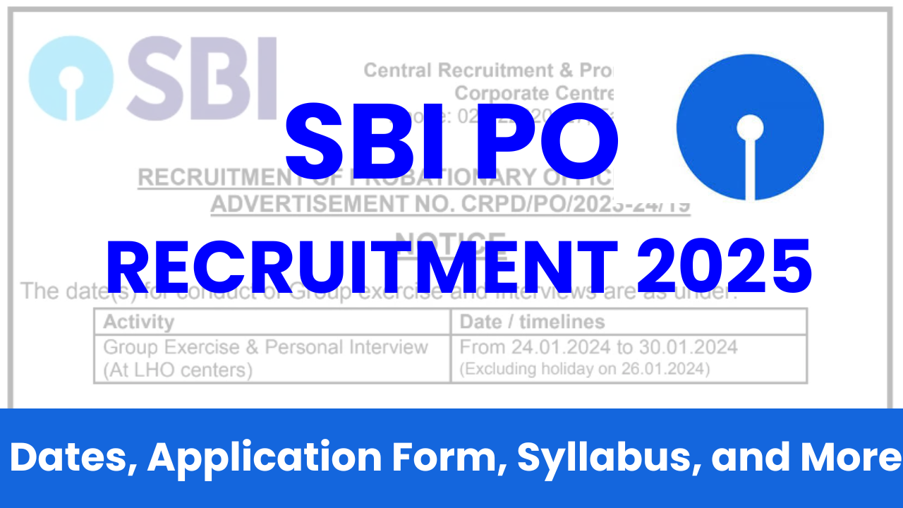 SBI PO Exam 2025